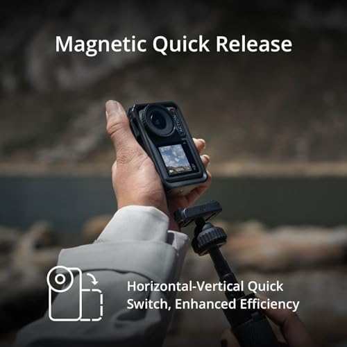 DJI Osmo Action 4 Standard Combo, 4K/120fps Waterproof Action Camera with a 1/1.3-Inch Sensor, Stunning Low-Light Imaging,10-bit & D-Log M Color Performance, Long-Lasting 160 Mins, Outdoor Camera - Image 3