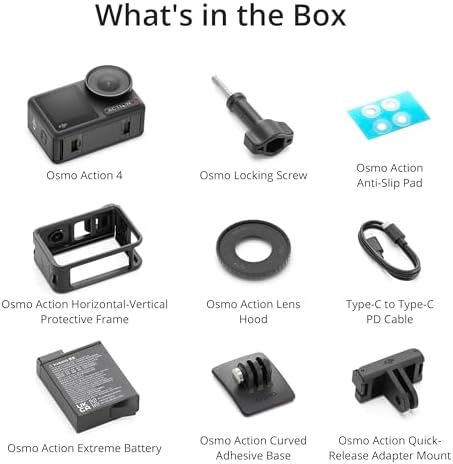 DJI Osmo Action 4 Standard Combo, 4K/120fps Waterproof Action Camera with a 1/1.3-Inch Sensor, Stunning Low-Light Imaging,10-bit & D-Log M Color Performance, Long-Lasting 160 Mins, Outdoor Camera - Image 5