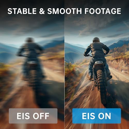 ODDV 4K60FPS 30MP Action Camera with Front LCD and Touch Rear Screens, Underwater Camera with 64GB Memory Card, 132FT Waterproof Camera, EIS, 5X Zoom, WiFi Remote Control (Black) - Image 3