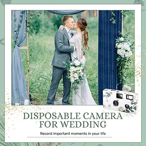 Treela 6 Pack of Disposable Camera for Wedding Bulk Bachelorette Single Use Flash 35mm Camera for Birthday Concert Travel Anniversary Party Supply Favor Vacation Gift (Eucalyptus Leaf) - Image 6